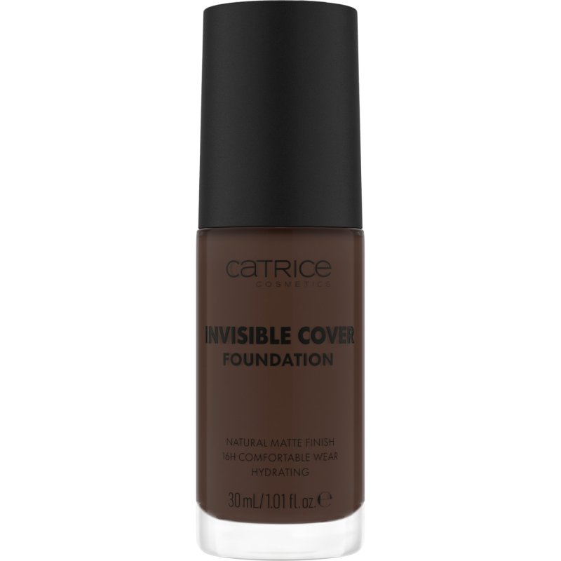 Catrice Invisible Cover Foundation 30ml 092C Nude Moisturizing Long-Lasting Natural for Dry Skin Vegan Oil-Free