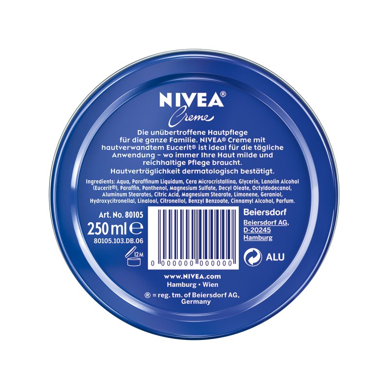 NIVEA 4005900756152 body cream & lotion 250 ml Unisex
