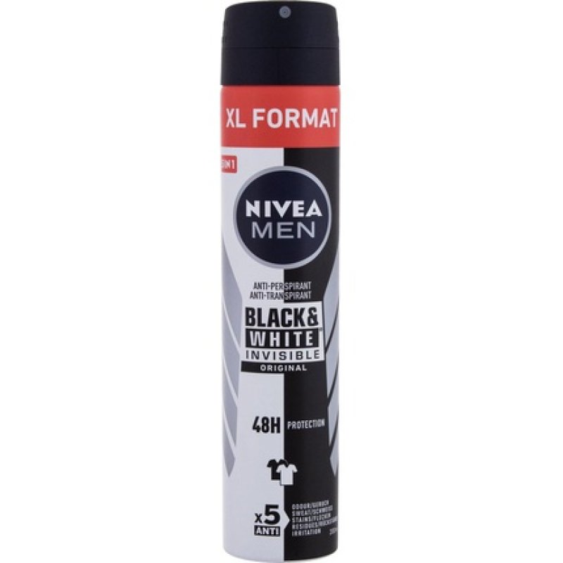 Nivea - Antiperspirant For Men Black & White Original - 200ml
