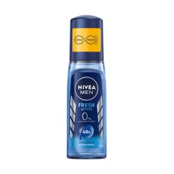 NIVEA MEN Fresh Active Deodorant Spray with INFINIFRESH Formula and Sea Extracts 75ml