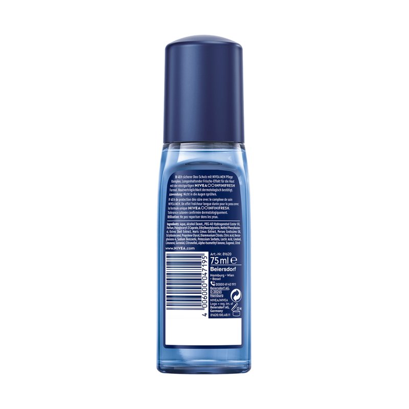 NIVEA Men Deo Fresh Active Hommes Déodorant spray 75 ml 1 pièce(s)