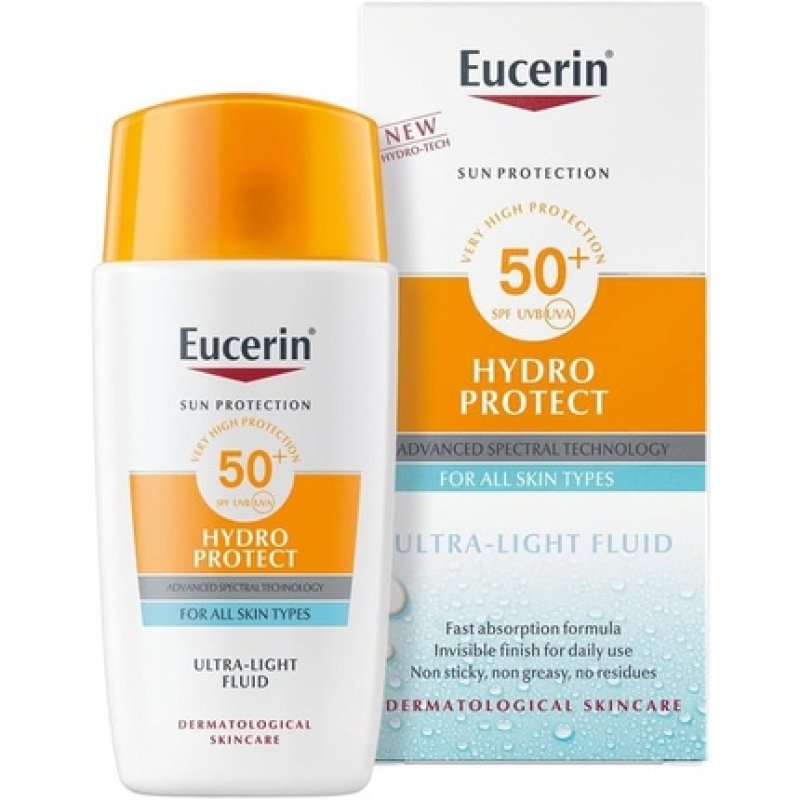 Eucerin Sun Face Hydro Protect Ultra-Light Fluid SPF 50 Cream for All Skin Types 50ml