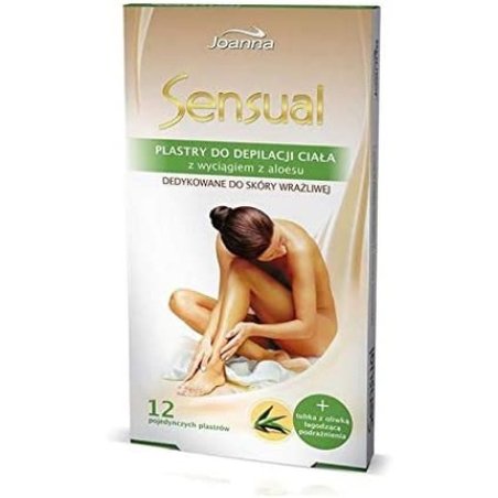 JOANNA Sensual Body Depilation Patches Aloe Soothing Irritation Olive Oil