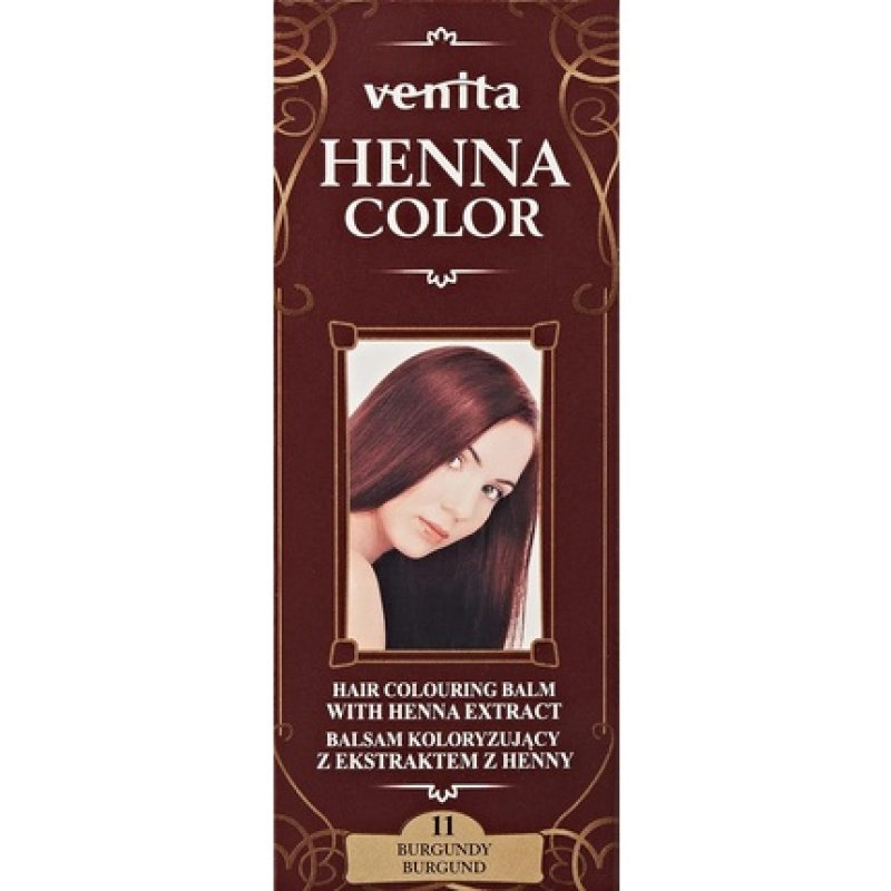 Venita Henna Color Hair Dye 75ml 11 Burgundy