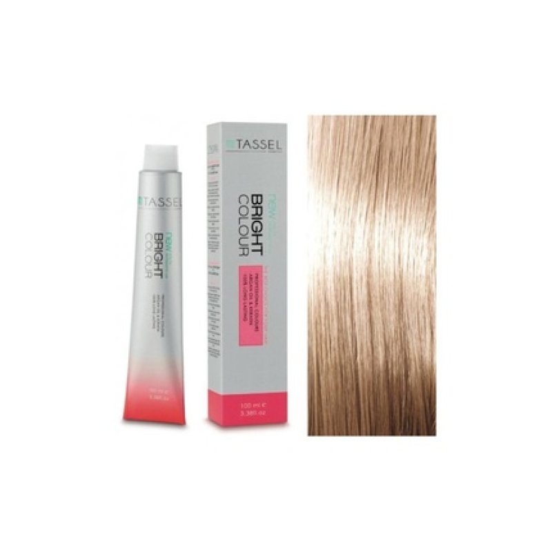 No 8 Light Blonde - Color With Argan Oil And Keratin 100 Ml - Tassel