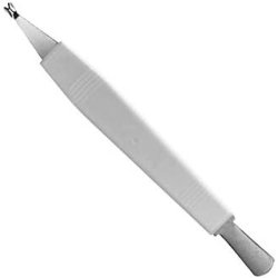 EUROstil Cuticle Scissors White