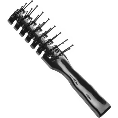 Eurostil Esqueleto 2 Prong Small Ball Brush Black Black 1 Unit 020 Wake Up Your Lips