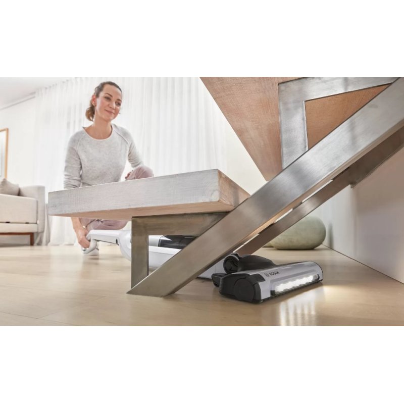 Bosch Serie 4 BCH3P2301 aspirateur balai et balai électrique Aspirateur-balai 2 en 1 Batterie Sec Sans sac 0,4 L Blanc