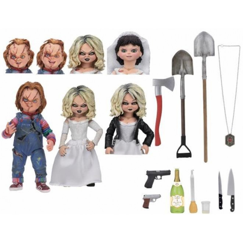 CHUCKY : Ultimate Chucky and Tiffany Action Figure 2-Pack - 10cm