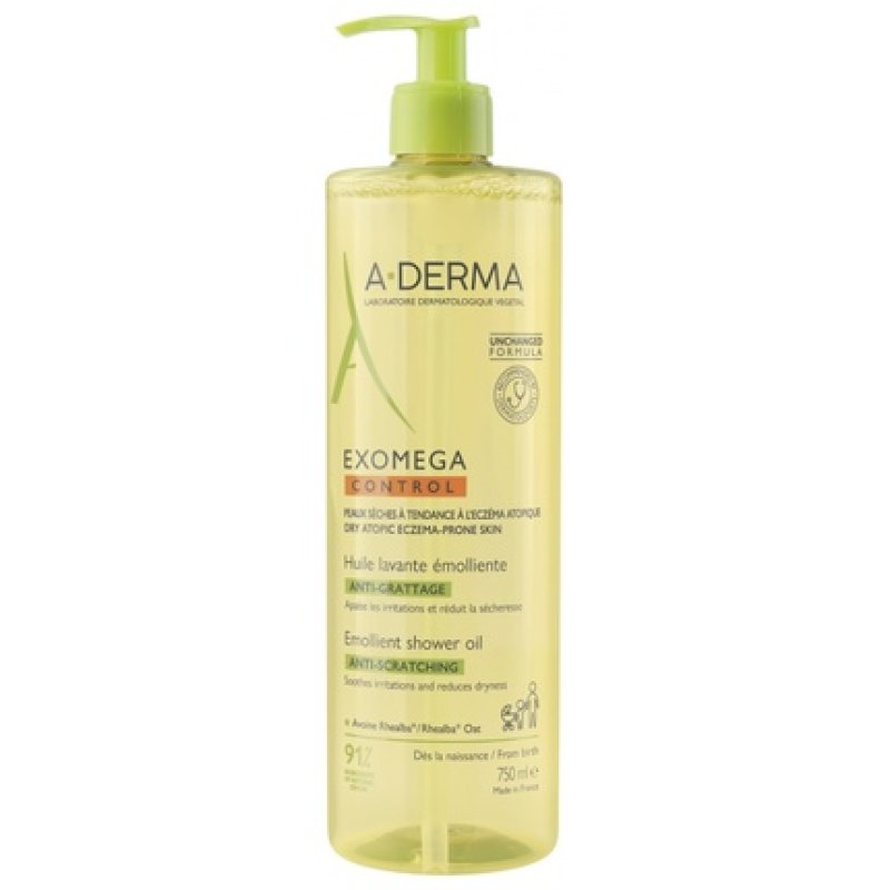 A-Derma Liquid Soap Emollient Cleansing Oil Anti-Itching 500 Ml