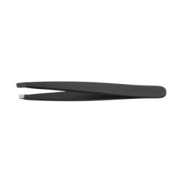 Eurostil Large Black Tweezers For Hair Removal 9.5cm