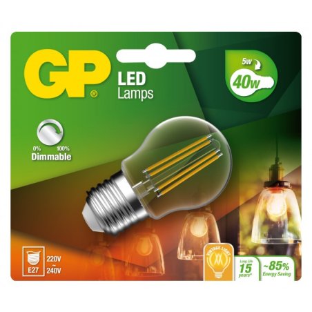 GP Batteries 472109 LED bulb Warm white 2700 K 5 W E27