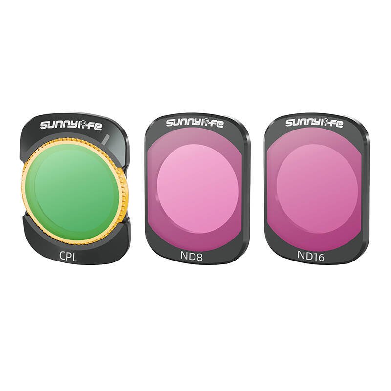 Lens Filters CPL, ND8, ND16 Sunnylife for DJI Osmo Pocket 3