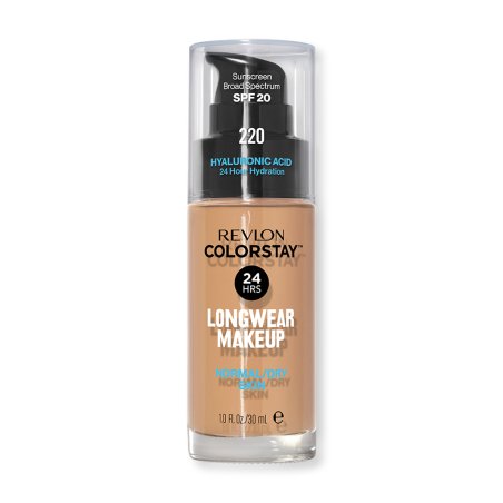 Revlon ColorStay Longwear Makeup for Normal/Dry Skin, SPF 20 220 Natural Beige 30 ml