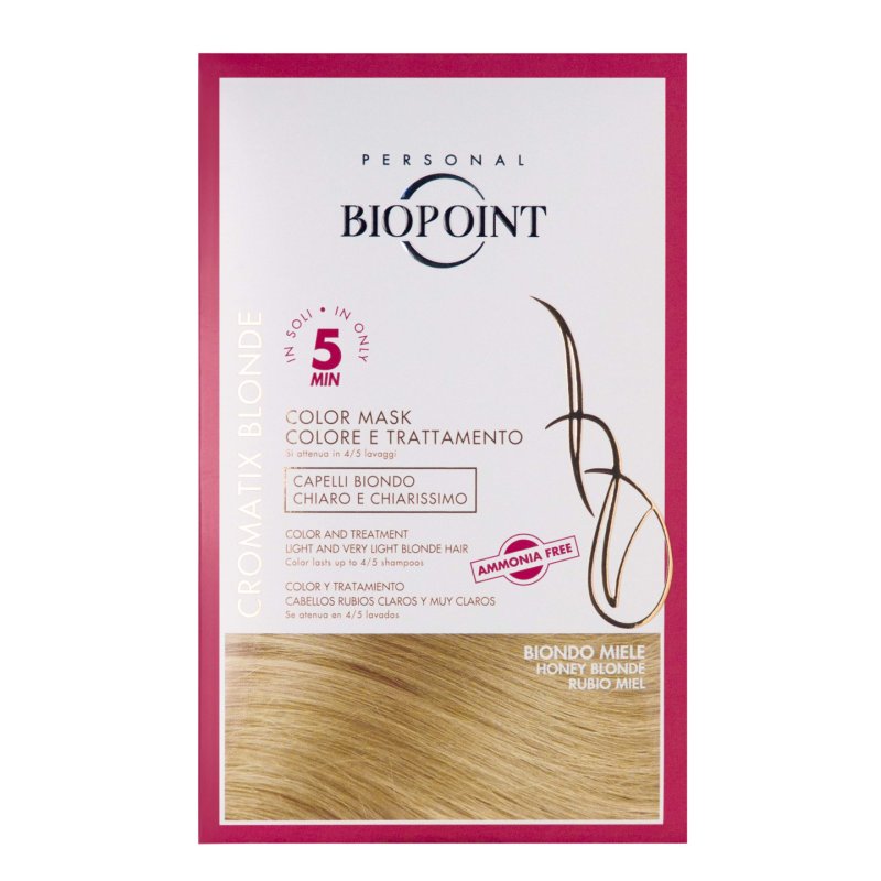 Biopoint Color Mask Honey Blonde masque pour cheveux 30 ml Unisexe