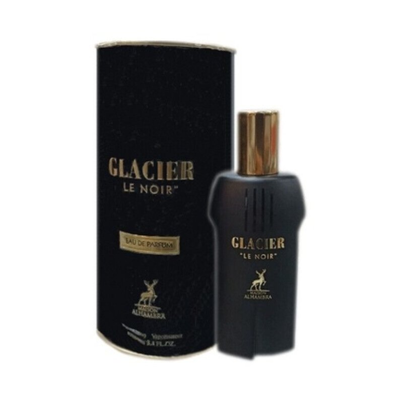 GLACIER LE NOIR Maison Alhambra Original EDP Men's Perfume 100ml Rich Fragrance