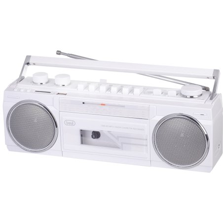 RADIO CASSETTE RR 501 BT PORTABLE RADIO RECORDER USB AW WHITE