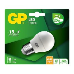 GP - LED Lamp Mini Globe, E27, 3.5W (25W), 250lm