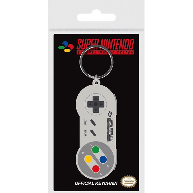 NINTENDO - Porte-Clés Caoutchouc - SNES Controller