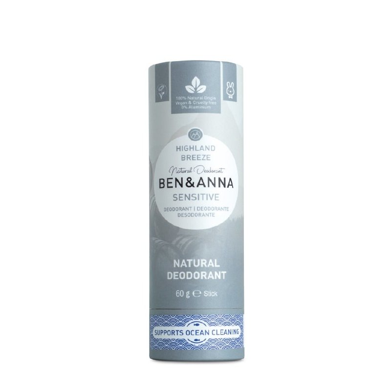Ben & Anna Highland Breeze Sensitive Deo Papertube 40g