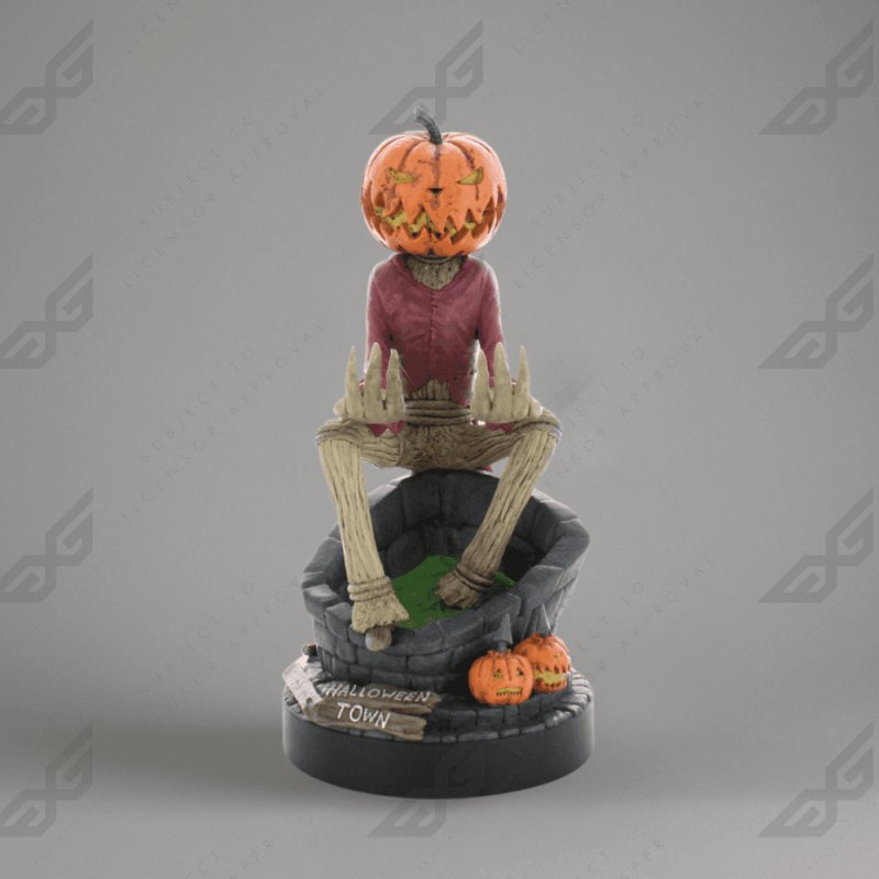 L'ETRANGE NOEL de Mr JACK- Citrouille -Support Manette &Portable -20cm