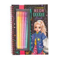 Topmodel - TOPModel Neon Doodle Book with Neon Pen Set - (413217)