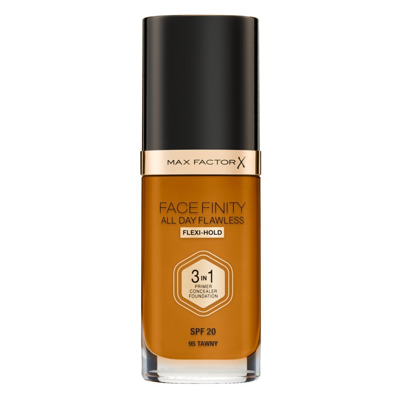 Max Factor Facefinity 3in1 All Day Flawless Foundation 95 Hazelnut with SPF 20 30ml