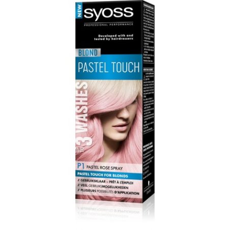 Syoss Color Blond Pastel Touch P1 Pastel Rose Spray - 1 Piece