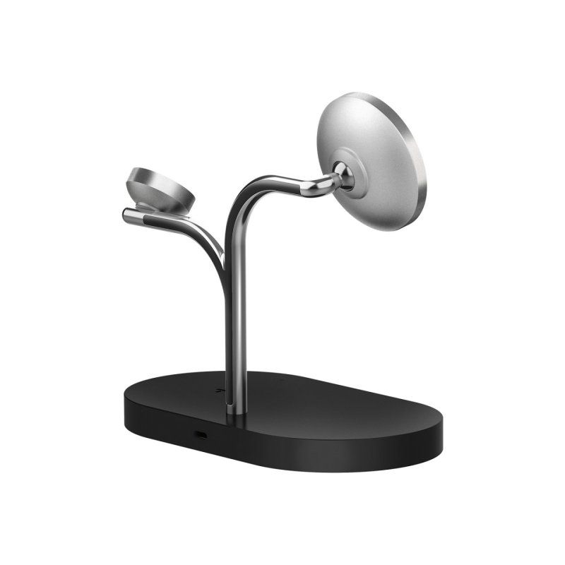 Samsung GP-PWU024WIABW chargeur d'appareils mobiles Casque, Smartphone, Smartwatch Noir, Argent USB Recharge sans fil