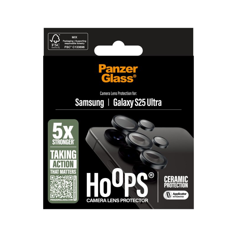 PanzerGlass Hoops Ceramic Lens Protector Samsung Galaxy S25 Ultra