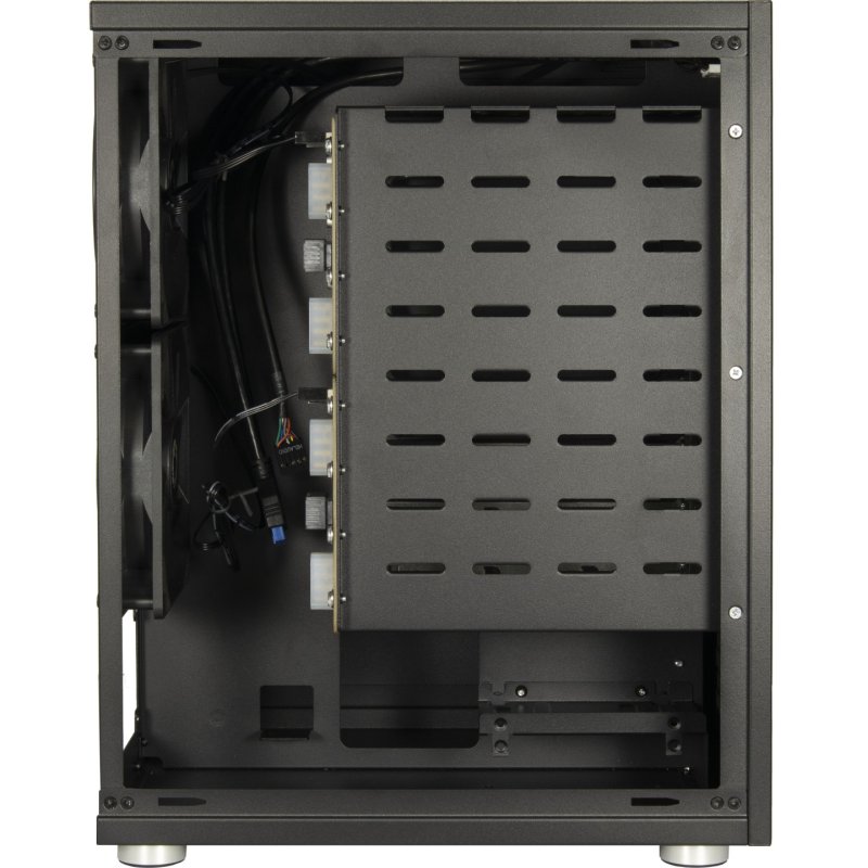 Inter-Tech NAS-8 HDD enclosure Black 2.5/3.5"