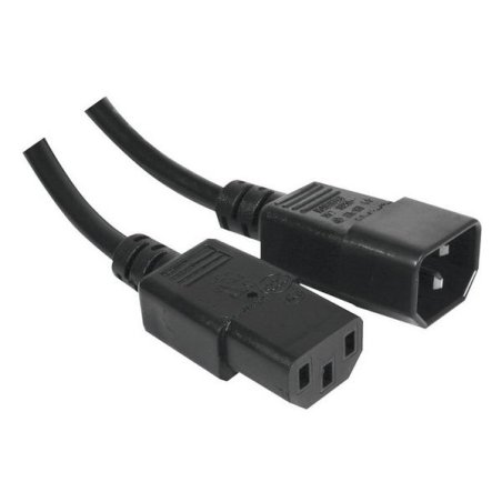 AC Power extension cord monitor/UPS Black- 1m