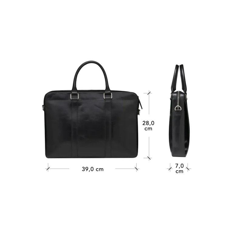 dbramante1928 Nordborg 38.1 cm (15") Briefcase Black