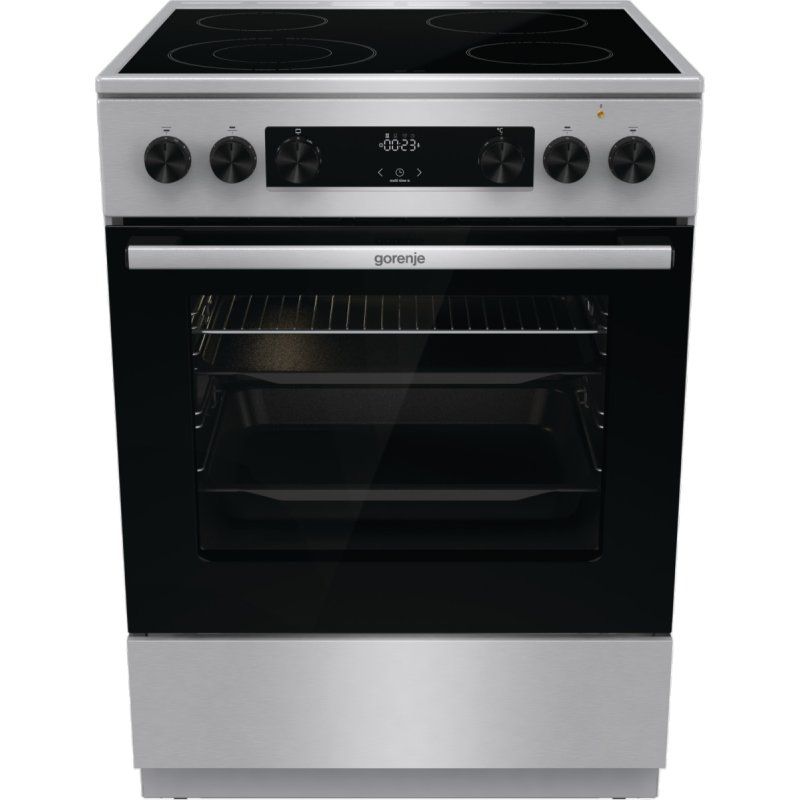 Gorenje GECS6C70XC cooker Freestanding cooker Electric Coil hob Stainless steel