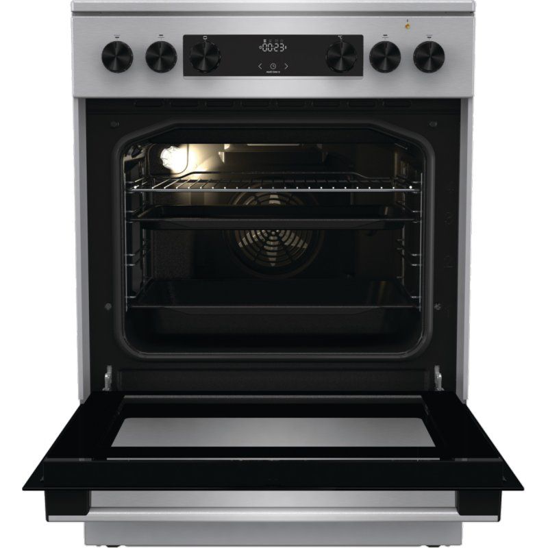 Gorenje GECS6C70XC cooker Freestanding cooker Electric Coil hob Stainless steel