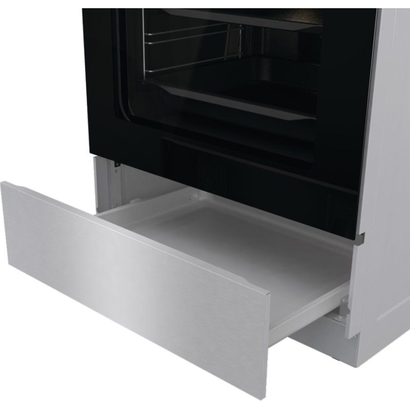 Gorenje GECS6C70XC four et cuisinière Electrique Plaque de cuisson à bobine Acier inoxydable