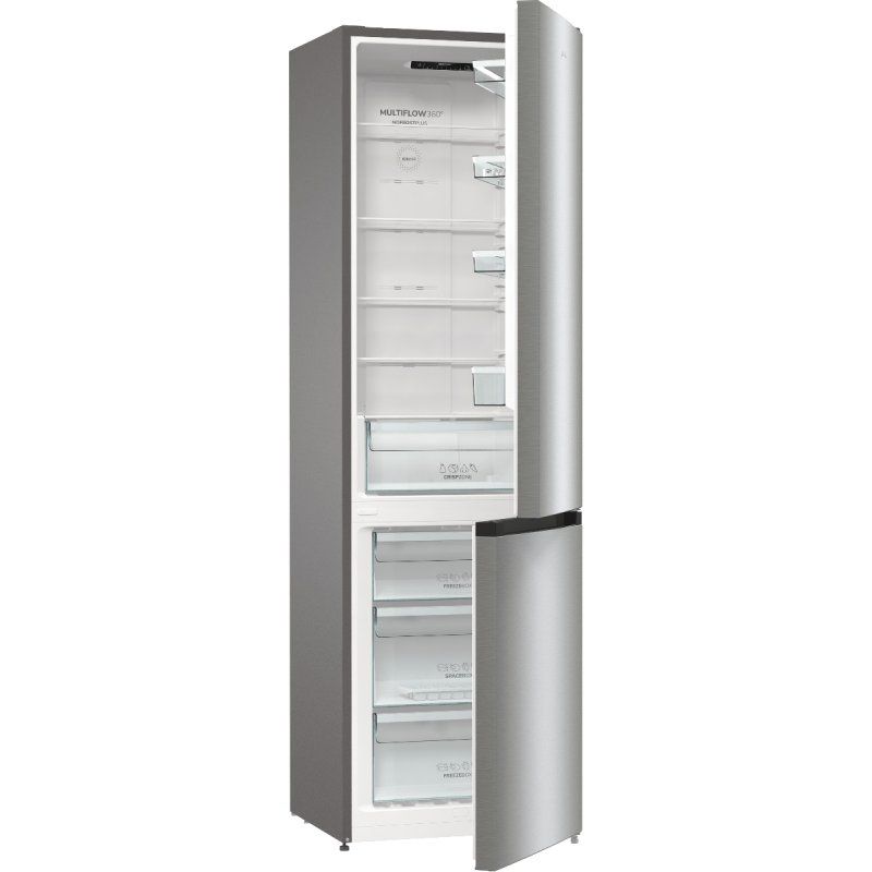 Gorenje NRK6202EXL4 réfrigérateur-congélateur Pose libre 331 L E Gris