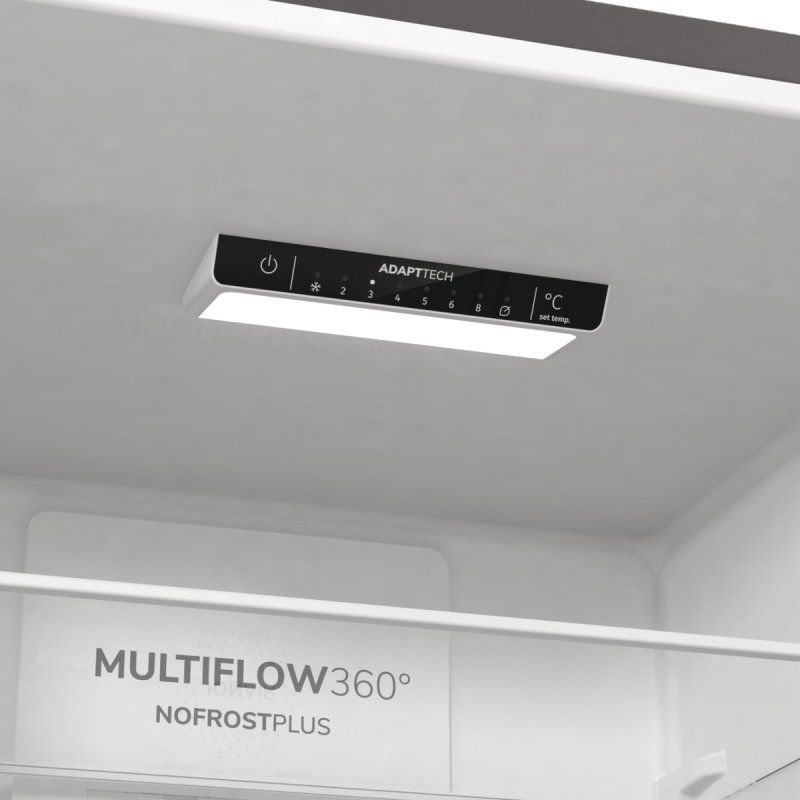 Gorenje NRK6202EXL4 réfrigérateur-congélateur Pose libre 331 L E Gris