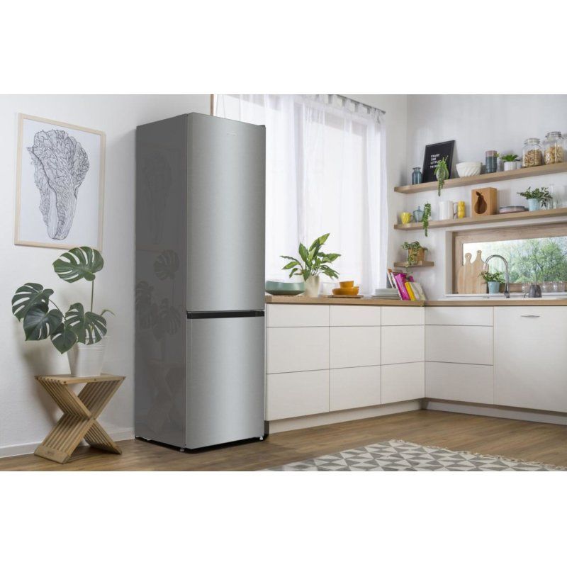 Gorenje NRK6202EXL4 réfrigérateur-congélateur Pose libre 331 L E Gris