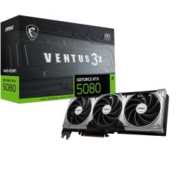 MSI VENTUS GeForce RTX5080 16G 3X OC NVIDIA GeForce RTX 5080 16 Go GDDR7