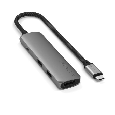 4-IN-1 USB-C MULTIPORT ADAPTER 4K SP GRY