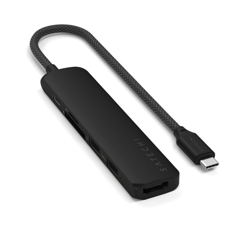 6-IN-1 USB-C MULTIPORT ADAPTER BLACK