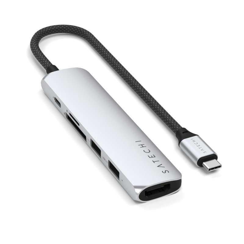 6-IN-1 USB-C MULTIPORT ADAPTER SILVER