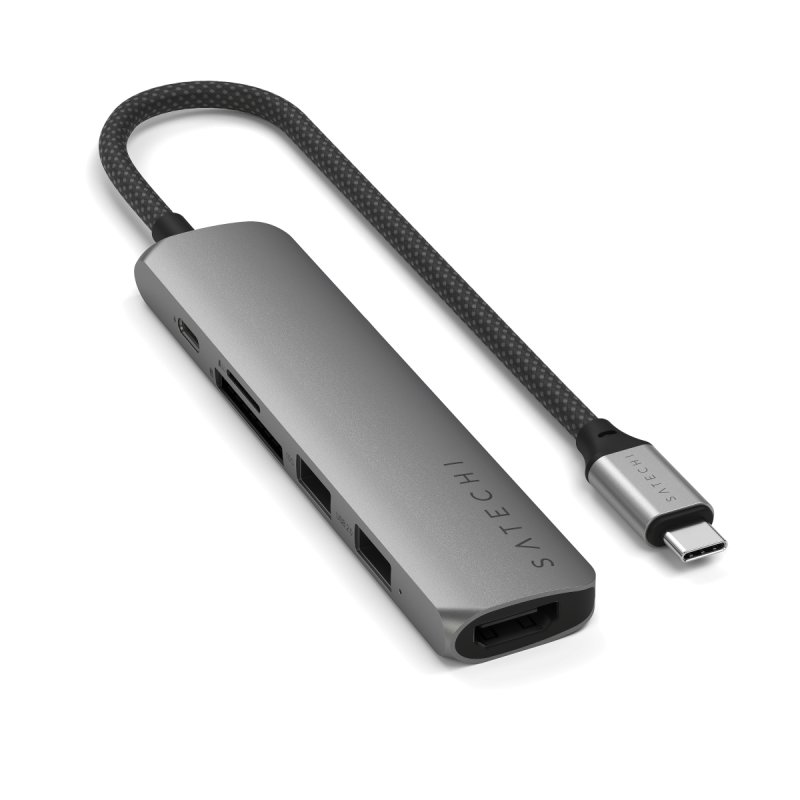 6-IN-1 USB-C MULTIPORT ADAPTER SP GRY