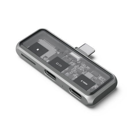 Satechi USB-C PD Mobile XR Hub & MicroSD Card Reader space grey
