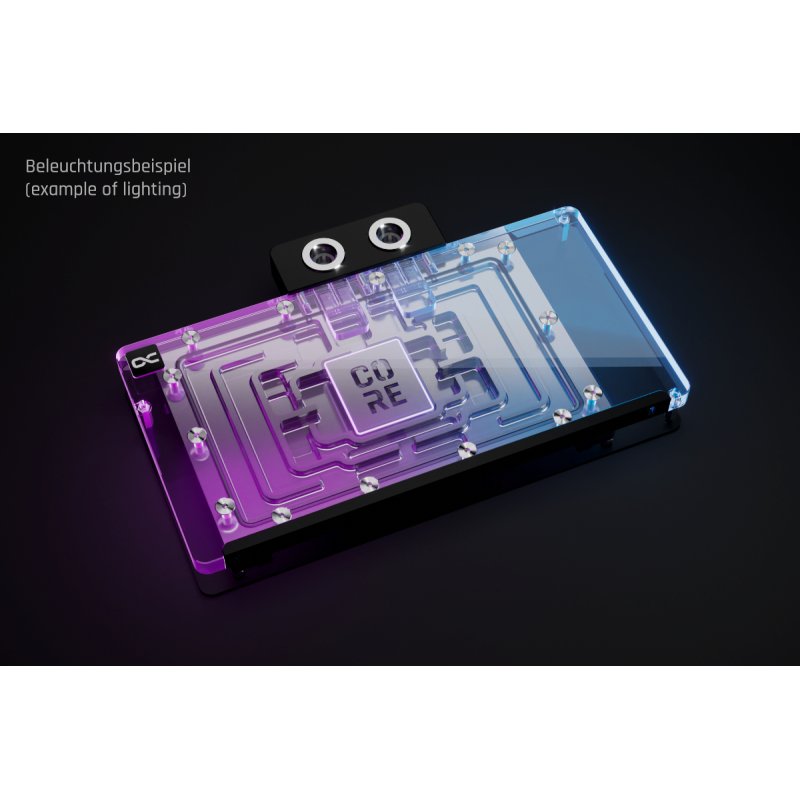 Alphacool Core Geforce RTX 5090 Solid AMP mit Backplate