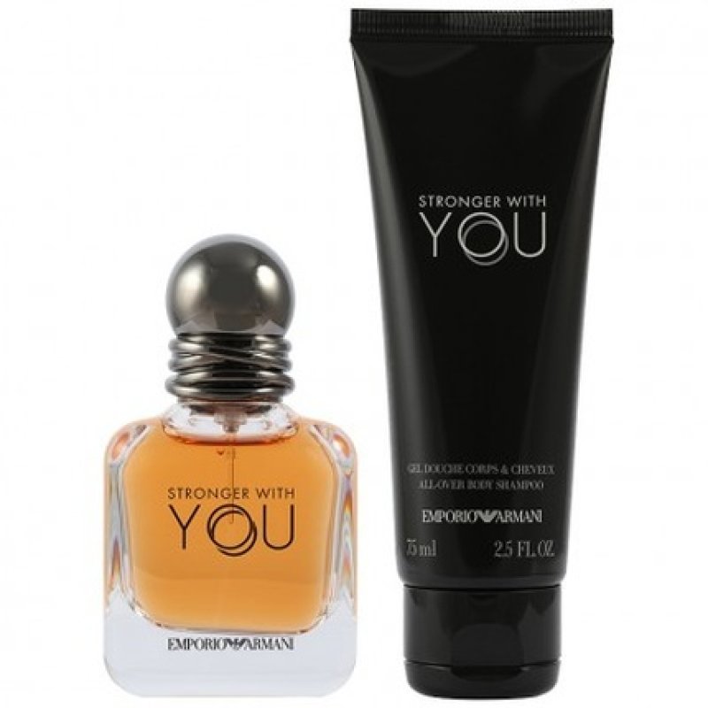 Giorgio Armani Stronger With You Eau De Toilette 50ml And Shower Gel 75ml
