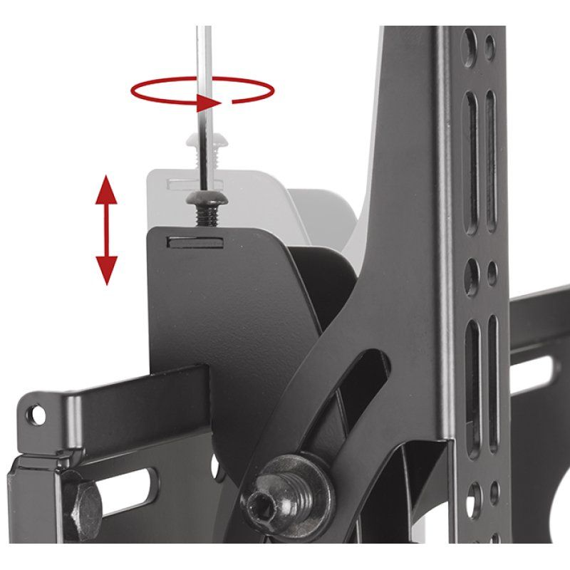 B-Tech Telescopic Universal Flat Screen Ceiling Mount with Tilt (VESA 600 x 400) - 0.6m to 1m Ø50mm Pole