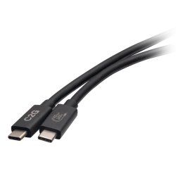 C2G C2G54552 câble USB USB4 Gen 2x2 1 m USB C Noir