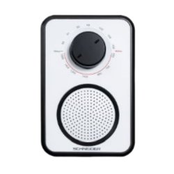  SCHNEIDER CONSUMER SC030W Radio portable Analogique Noir, Blanc